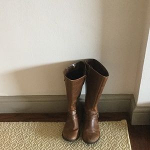 Brown Kids Boots